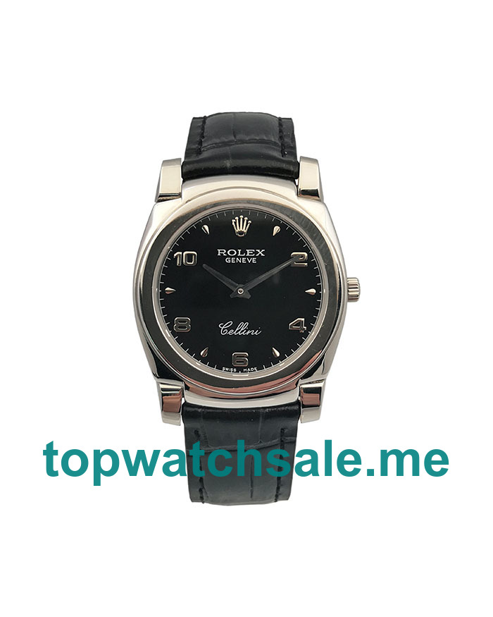 UK Black Dials Steel Rolex Cellini 5330 Replica Watches