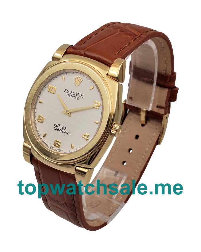 UK White Dials Gold Rolex Cellini 5330 Replica Watches