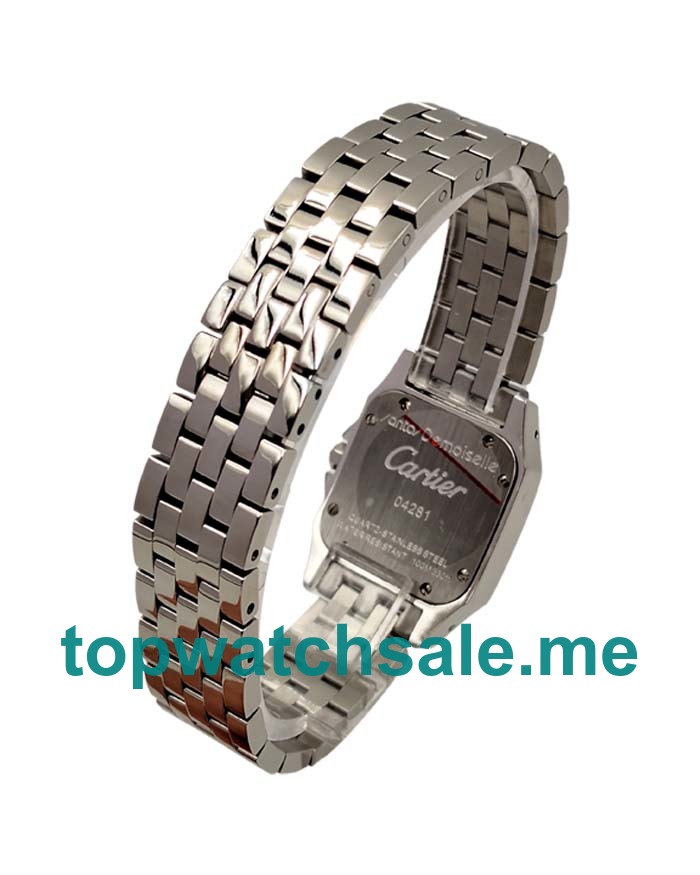 UK White Dials Steel Cartier Santos WF9005Y8 Replica Watches