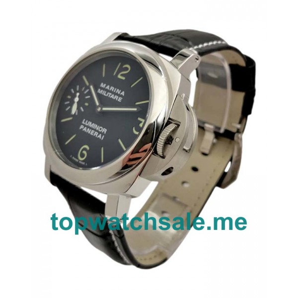 UK Black Dials Steel Panerai Luminor PAM00082 Replica Watches