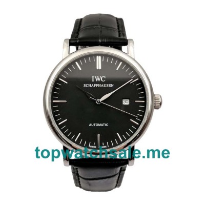 Black Dials Replica IWC Portofino IW356308 41.5 MM Automatic Watches UK
