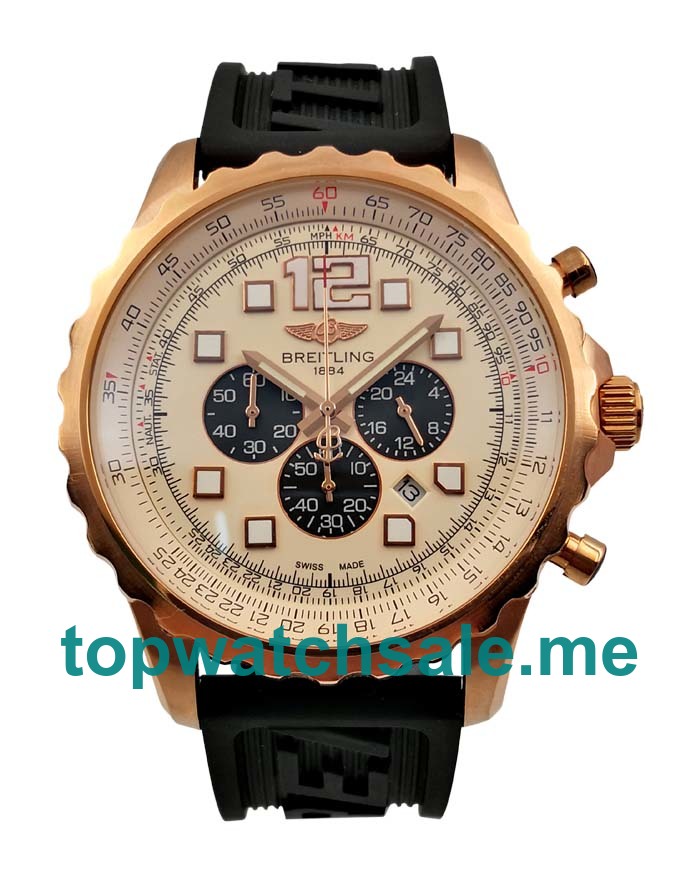 UK White Dials Rose Gold Breitling Professional Chronospace A23360 Replica Watches