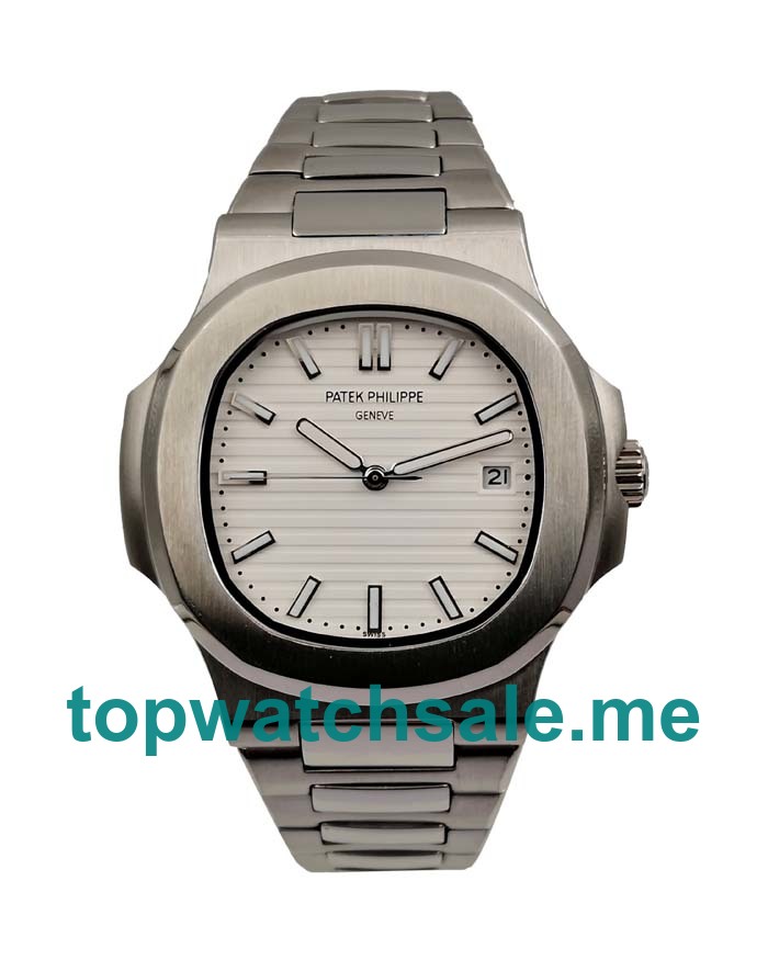 UK White Dials Steel Patek Philippe Nautilus 5711/1A Replica Watches