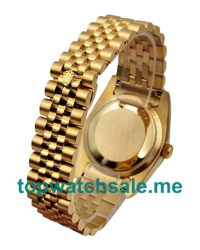 UK Black Dials Gold Rolex Datejust 116238 Replica Watches