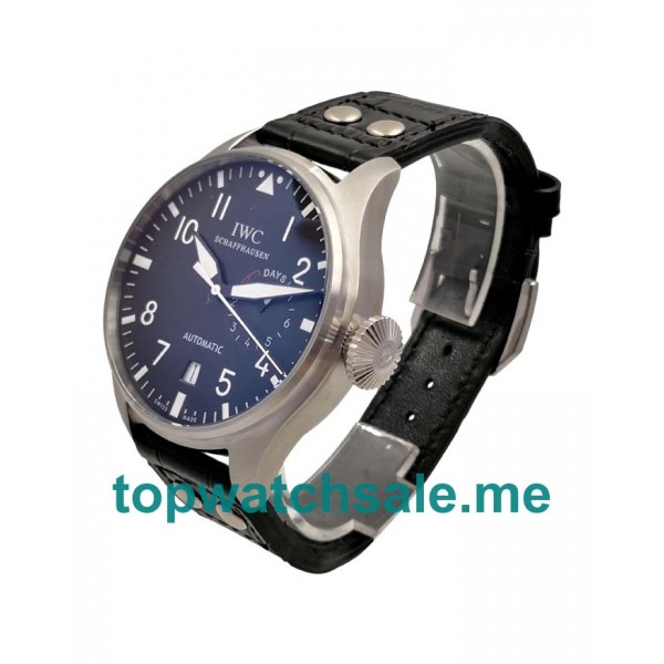 UK Black Dials Steel IWC Big Pilots IW500401 Replica Watches