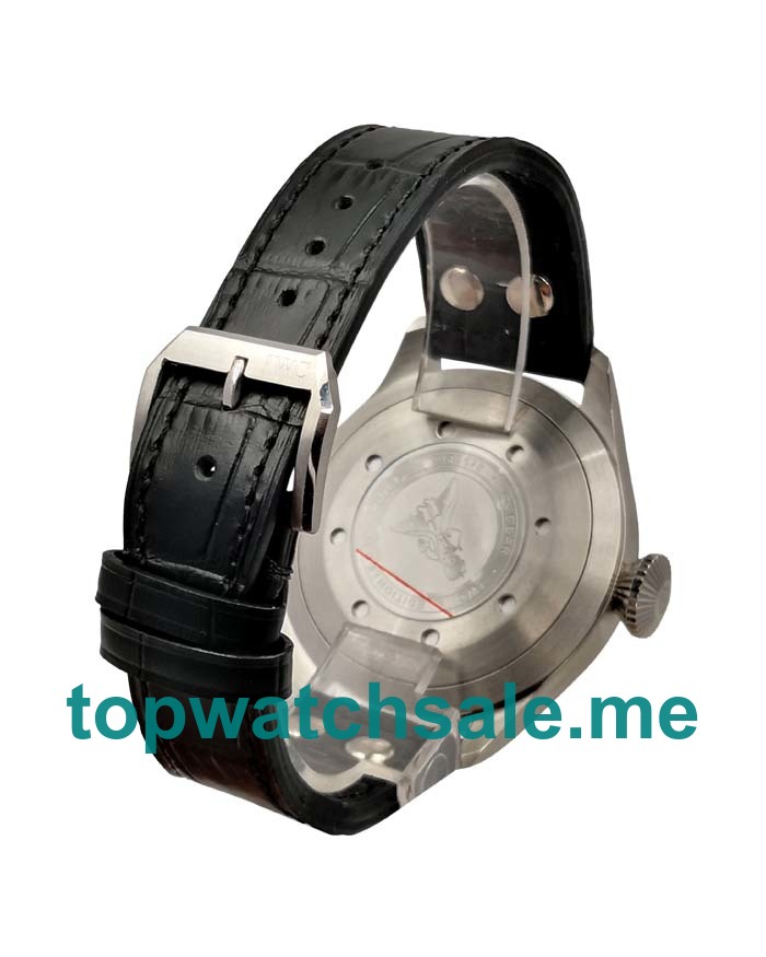 UK Black Dials Steel IWC Big Pilots IW500401 Replica Watches