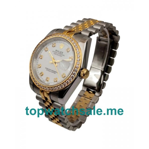 UK White Dials Steel And Gold Rolex Datejust 116243 Replica Watches