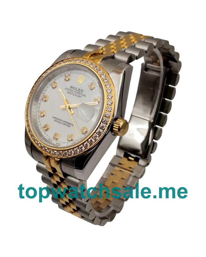 UK White Dials Steel And Gold Rolex Datejust 116243 Replica Watches