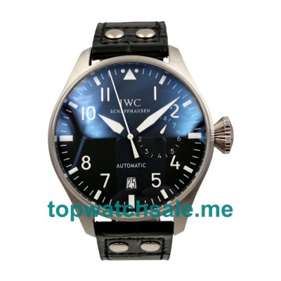 UK Black Dials Steel IWC Big Pilots IW500912 Replica Watches