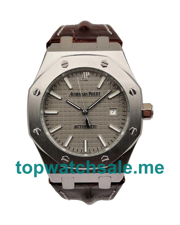 UK Gray Dials Steel Audemars Piguet Royal Oak 15300ST Replica Watches