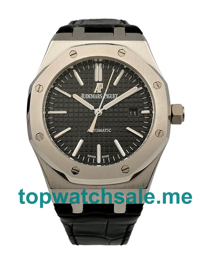 UK Black Dials Steel Audemars Piguet Royal Oak 15400ST Replica Watches