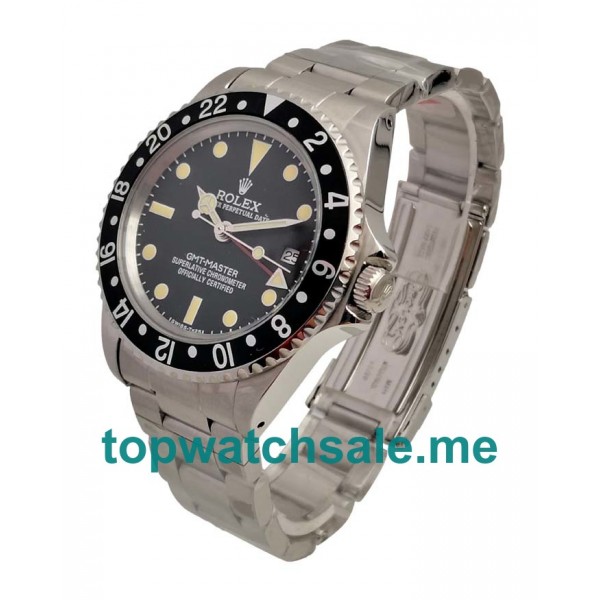 UK Black Dials Steel Rolex GMT-Master 16700 Replica Watches