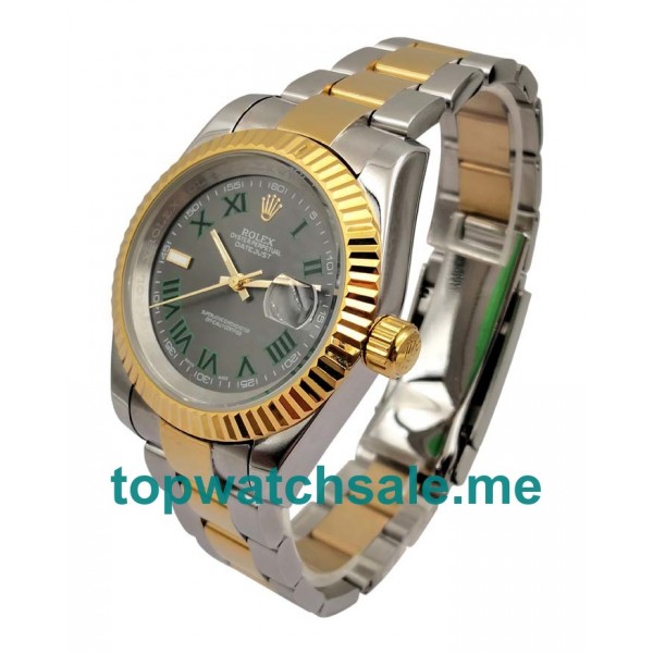 UK Gray Dials Steel And Gold Rolex Datejust 116333 Replica Watches