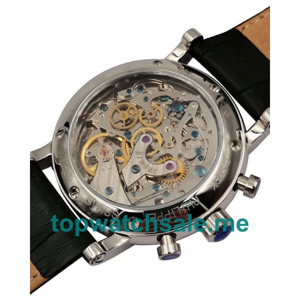 UK Silver Dials Steel Patek Philippe Replica Watches