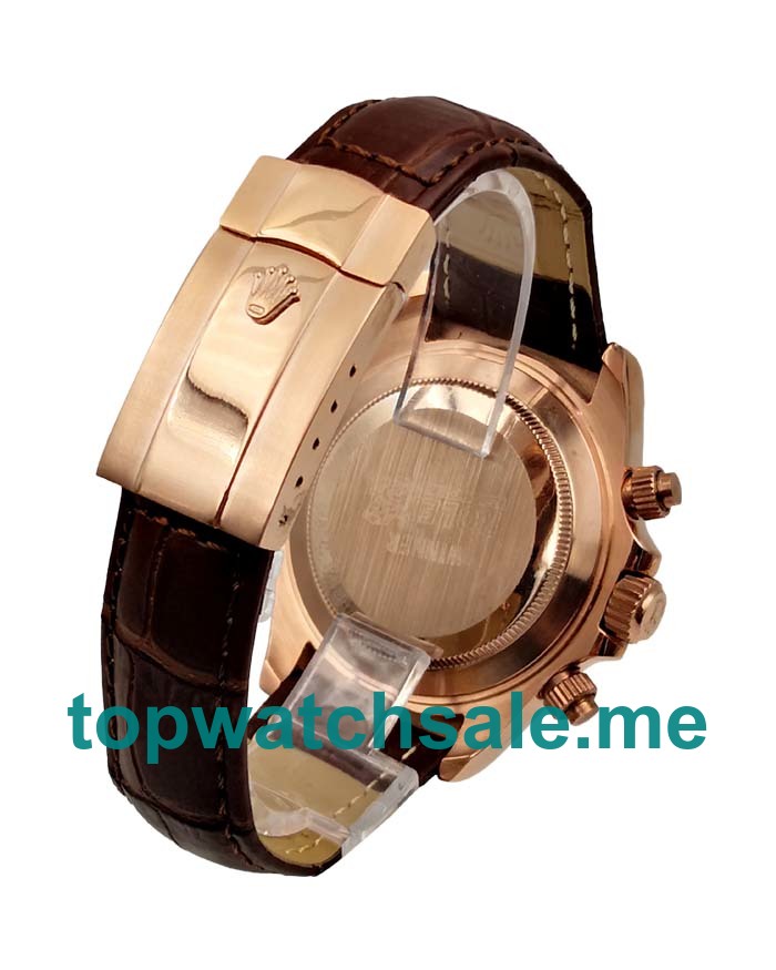 UK Pink Dials Rose Gold Rolex Daytona 116515 LN Replica Watches