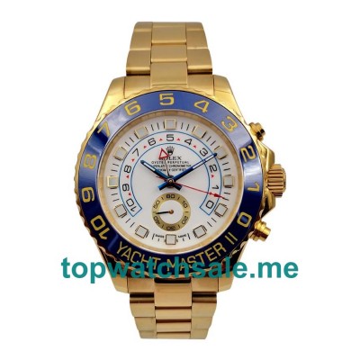 UK White Dials Gold Rolex Yacht-Master II 116688 Replica Watches