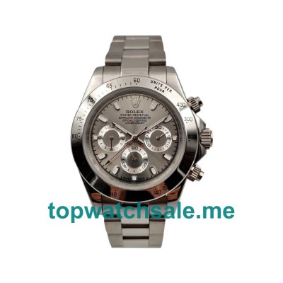 UK Gray Dials Steel Rolex Daytona 116520 Replica Watches