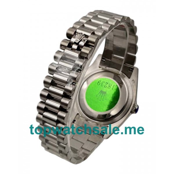 UK Silver Dials Steel Rolex Day-Date 118239 Replica Watches