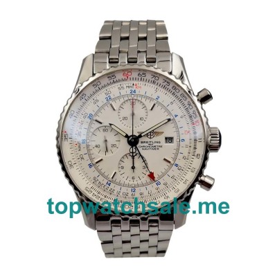 UK White Dials Steel Breitling Navitimer A24322 Replica Watches