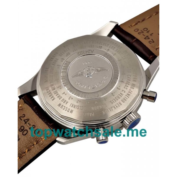 UK Black Dials Steel Breitling Navitimer A24322 Replica Watches
