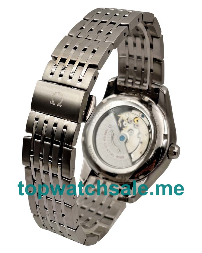UK Silver Dials Steel Omega De Ville 431.30.41.21.02.001 Replica Watches