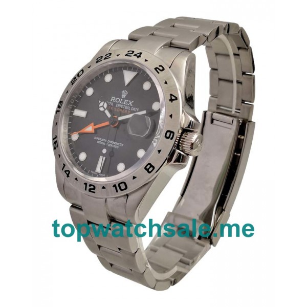 UK Black Dials Steel Rolex Explorer II 216570 Replica Watches