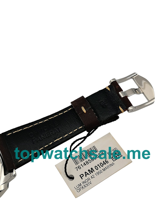 UK White Dials Steel Panerai Luminor Due PAM01046 Replica Watches
