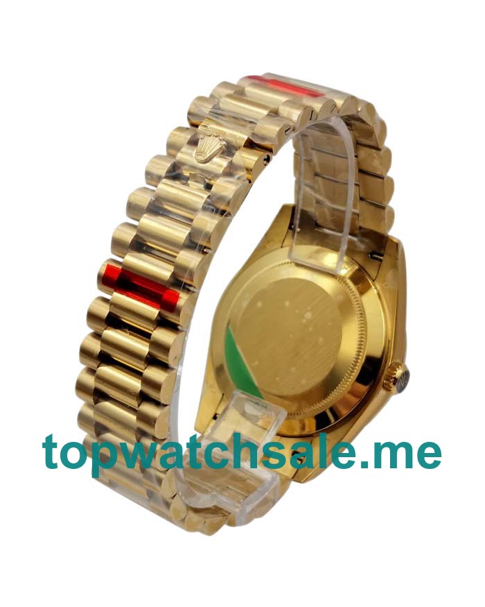 UK Black Dials Gold Rolex Day-Date 228238 Replica Watches