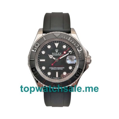 UK Black Dials Steel Rolex Yacht-Master 116655 Replica Watches