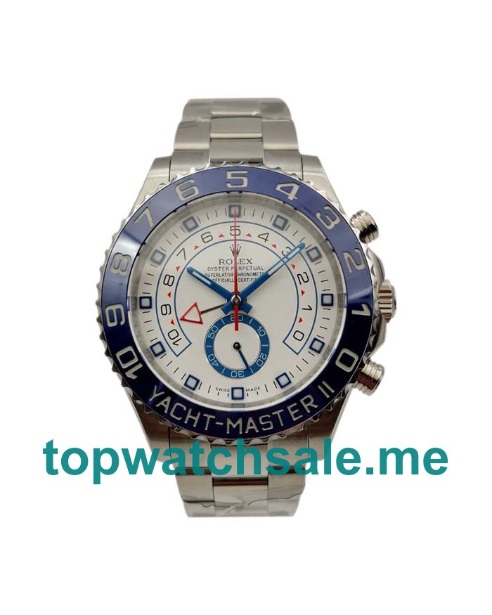 UK White Dials Steel Rolex Yacht-Master II 116680 Replica Watches