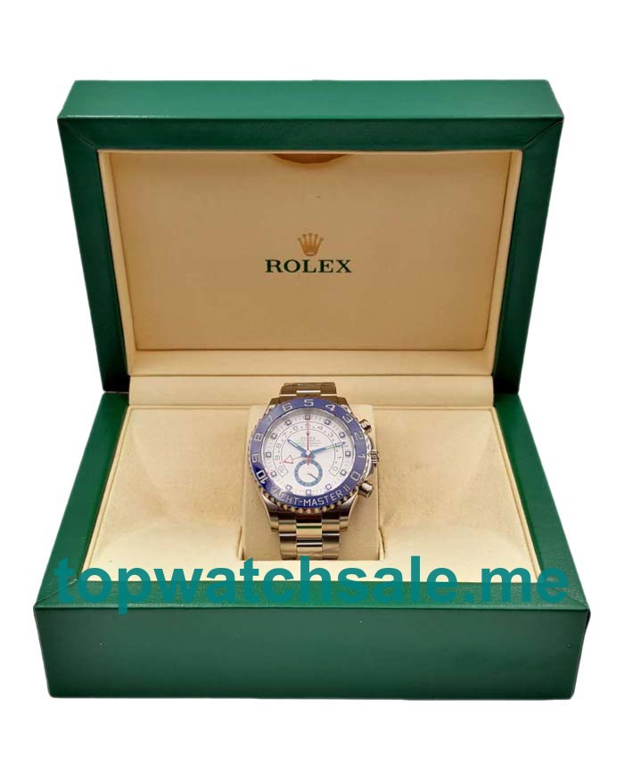 UK White Dials Steel Rolex Yacht-Master II 116680 Replica Watches