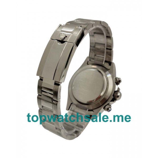 UK Black Dials Steel Rolex Daytona 116500 Replica Watches