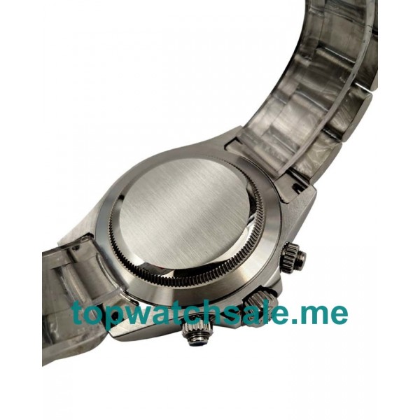 UK Black Dials Steel Rolex Daytona 116500 Replica Watches