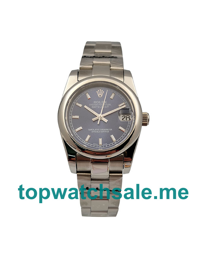 UK Blue Dials Steel Rolex Datejust 178240 Replica Watches