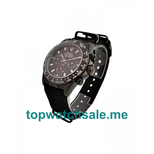 UK Black Dials Black Steel Rolex Daytona 16519 Replica Watches