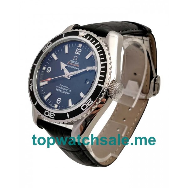 UK Black Dials Steel Omega Seamaster Planet Ocean 215.33.44.21.01.001 Replica Watches