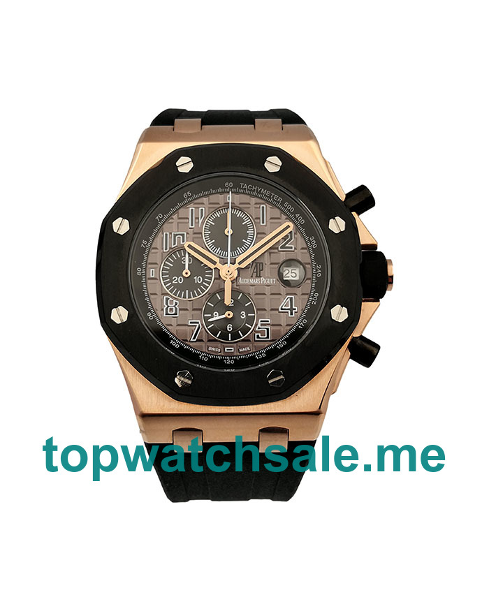 UK 43MM Black Bezels Replica Audemars Piguet Royal Oak Offshore 25940OK.OO.D002CA.01 Watches