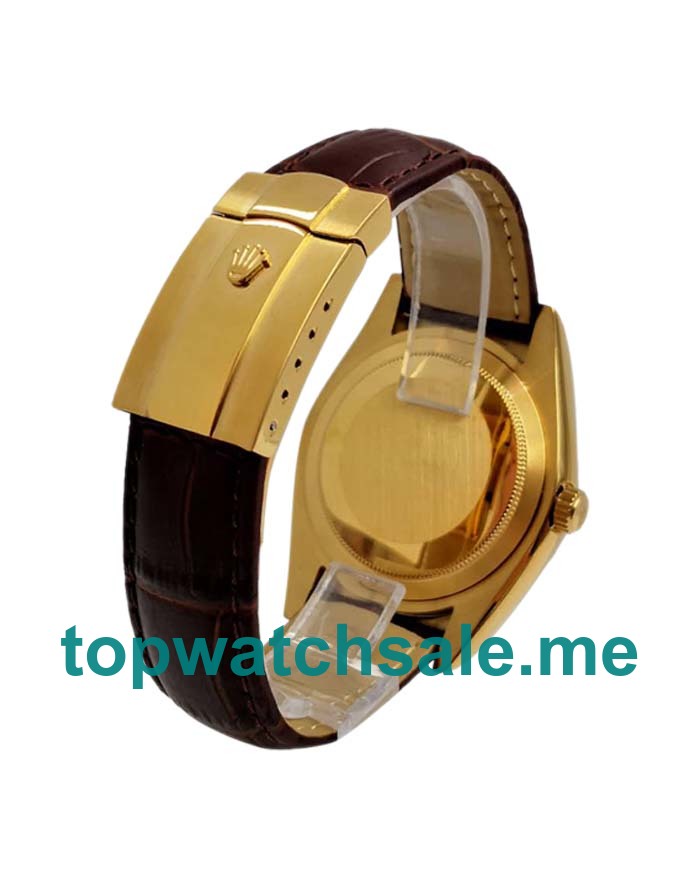UK Silver Dials Gold Rolex Sky-Dweller 326138 Replica Watches