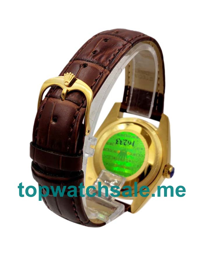 UK Champagne Dials Gold Rolex Datejust 1503 Replica Watches