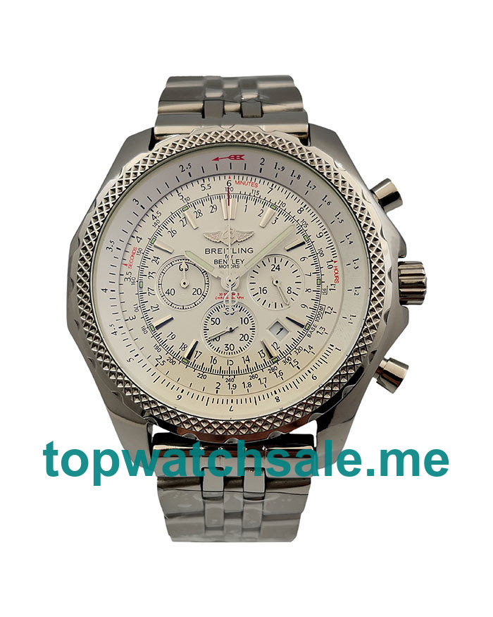 UK Steel Replica Breitling Bentley Motors A25362 White Dials Watches