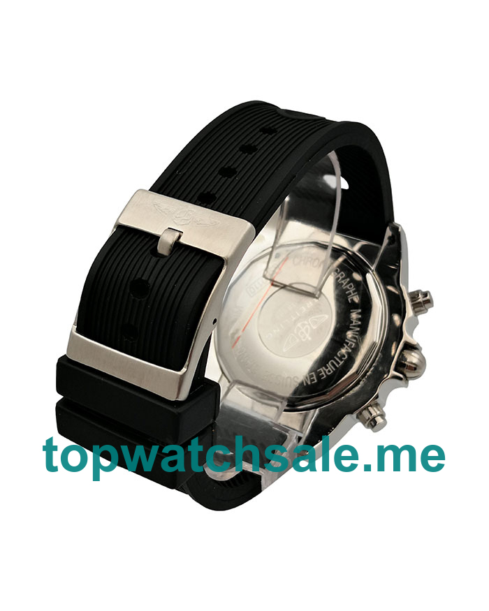 UK White Dials Steel Breitling Chronomat Evolution AB0110 Replica Watches