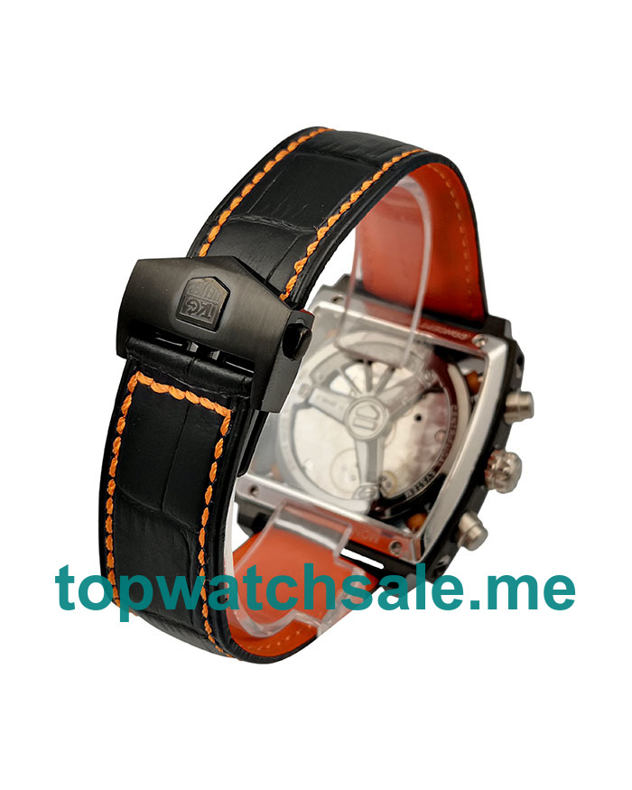 UK Black Dials Black Steel TAG Heuer Monaco CAL5110.FC6265 Replica Watches