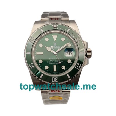 UK Green Dials Steel Rolex Submariner 116610 LV Replica Watches