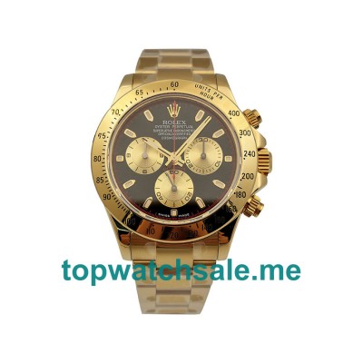 UK Black Dials God Rolex Daytona 116528 Replica Watches