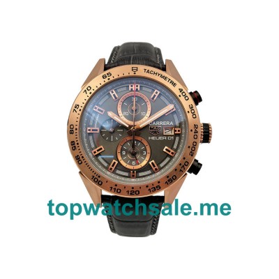 UK 45MM Rose Gold Cases TAG Heuer Carrera CAR2A5A.FT6044 Replica Watches