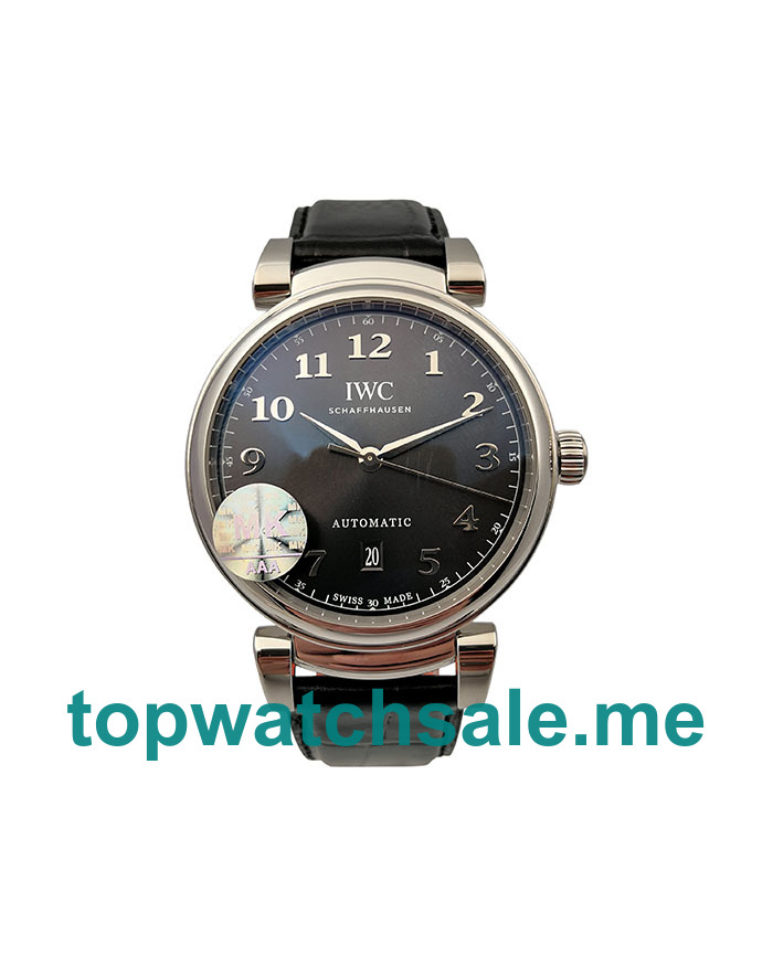 UK Black Dials Steel IWC Da Vinci IW356601 Replica Watches