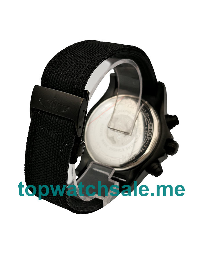 UK Yellow Dials Black Steel Breitling Super Avenger XB0180E4 Replica Watches