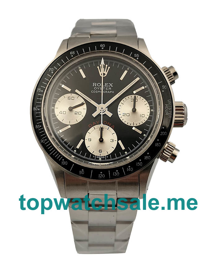 UK Black Dials Steel Rolex Daytona 6263 Replica Watches