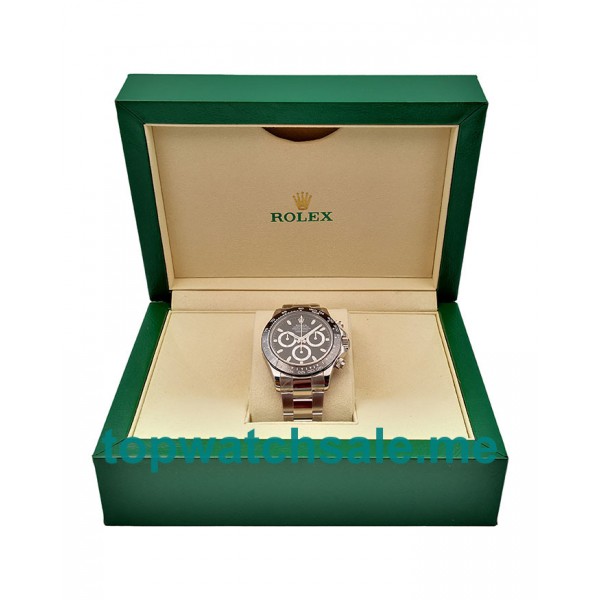 UK Black Dials Steel Rolex Cosmograph Daytona 116500LN N Replica Watches