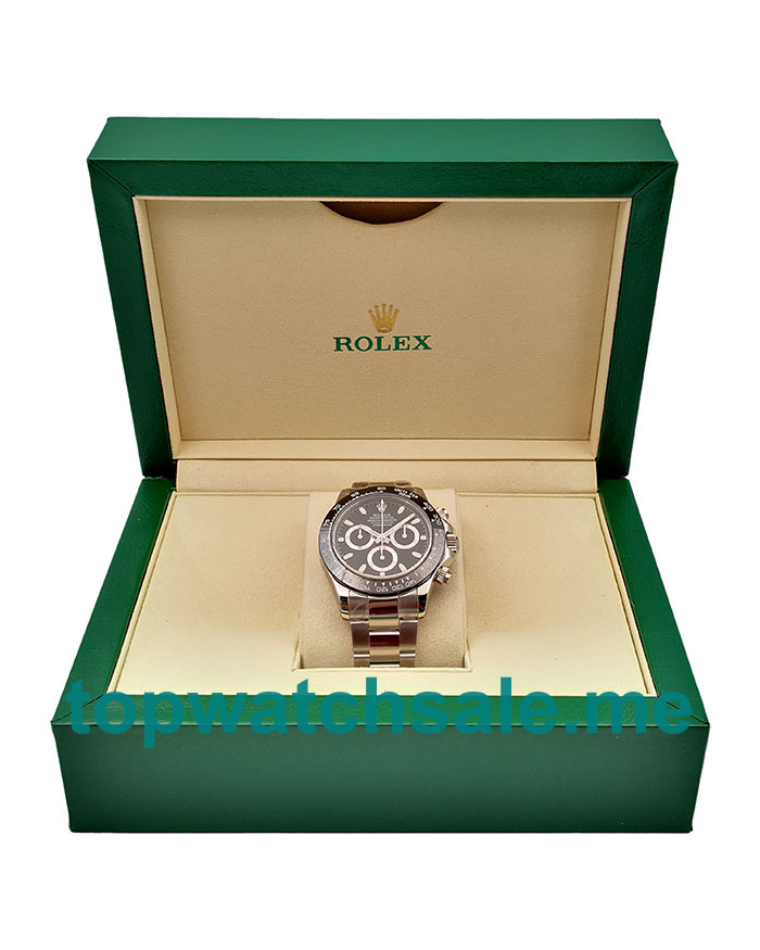UK Black Dials Steel Rolex Cosmograph Daytona 116500LN N Replica Watches